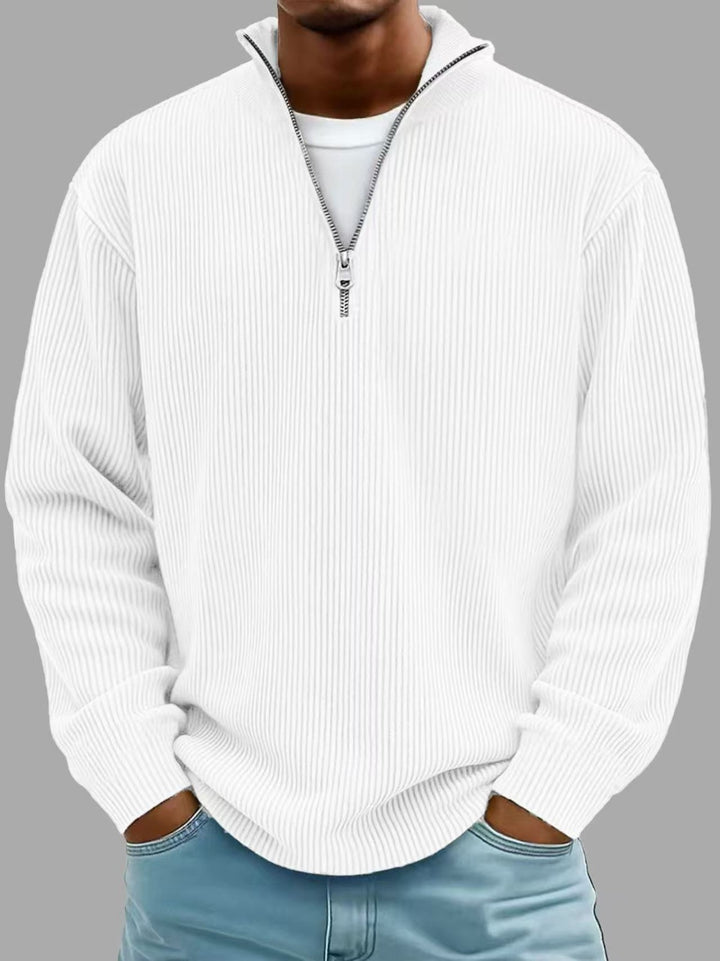 Leo™ – Aukšto kaklo megztinis su užtrauktuku